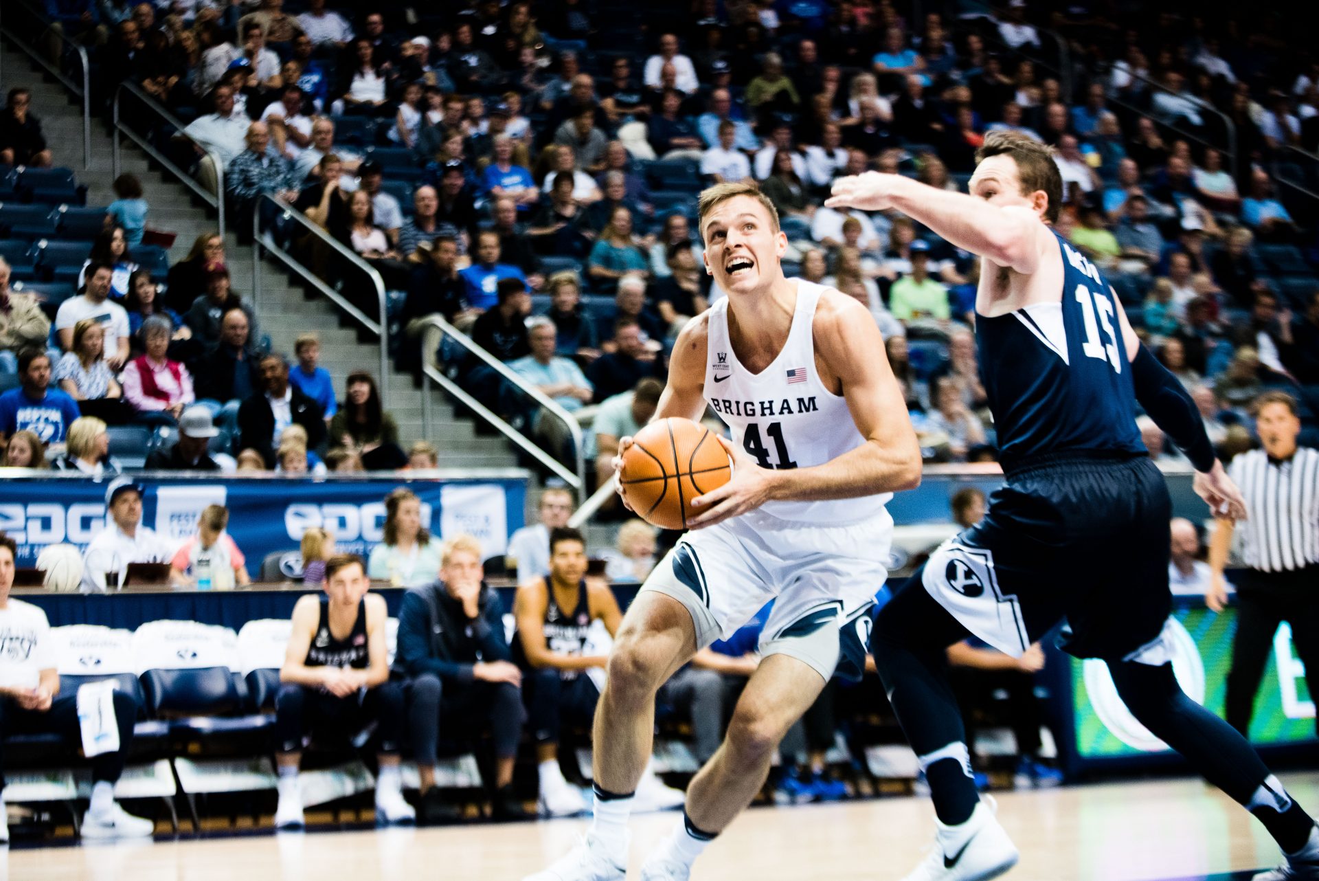 Byu Basketball Fans Get First Glimpse Of New Team In Cougar Tipoff 