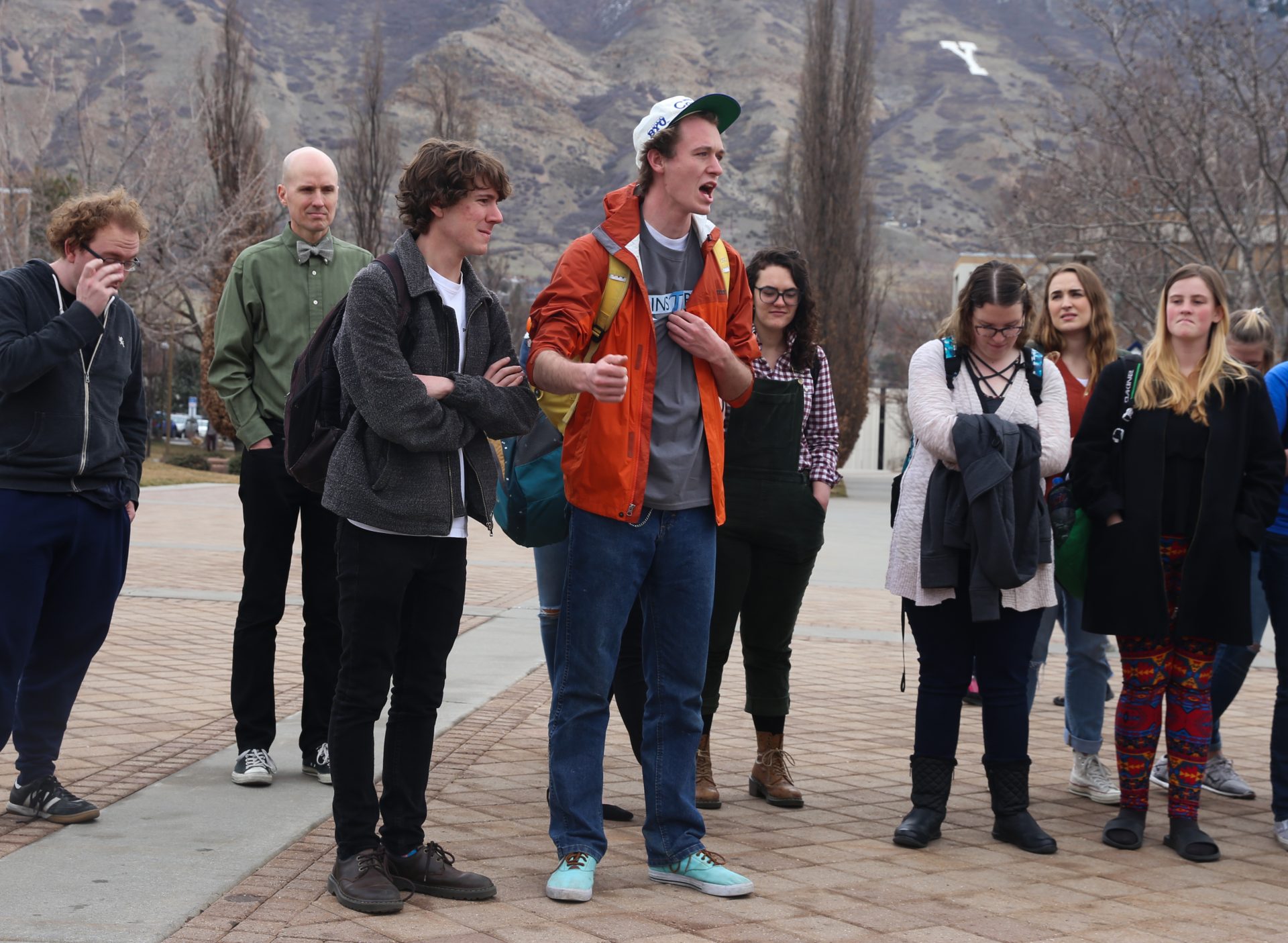 BYU students participate in #NationalWalkoutDay - The ...