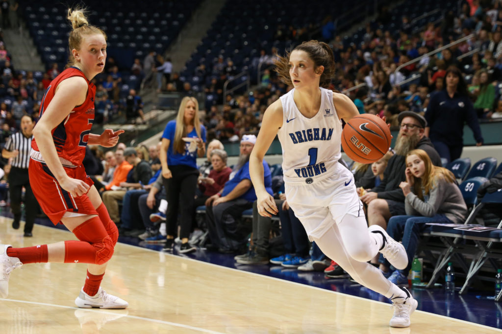 BYU women's basketball back in win column after weekend split - The Daily Universe