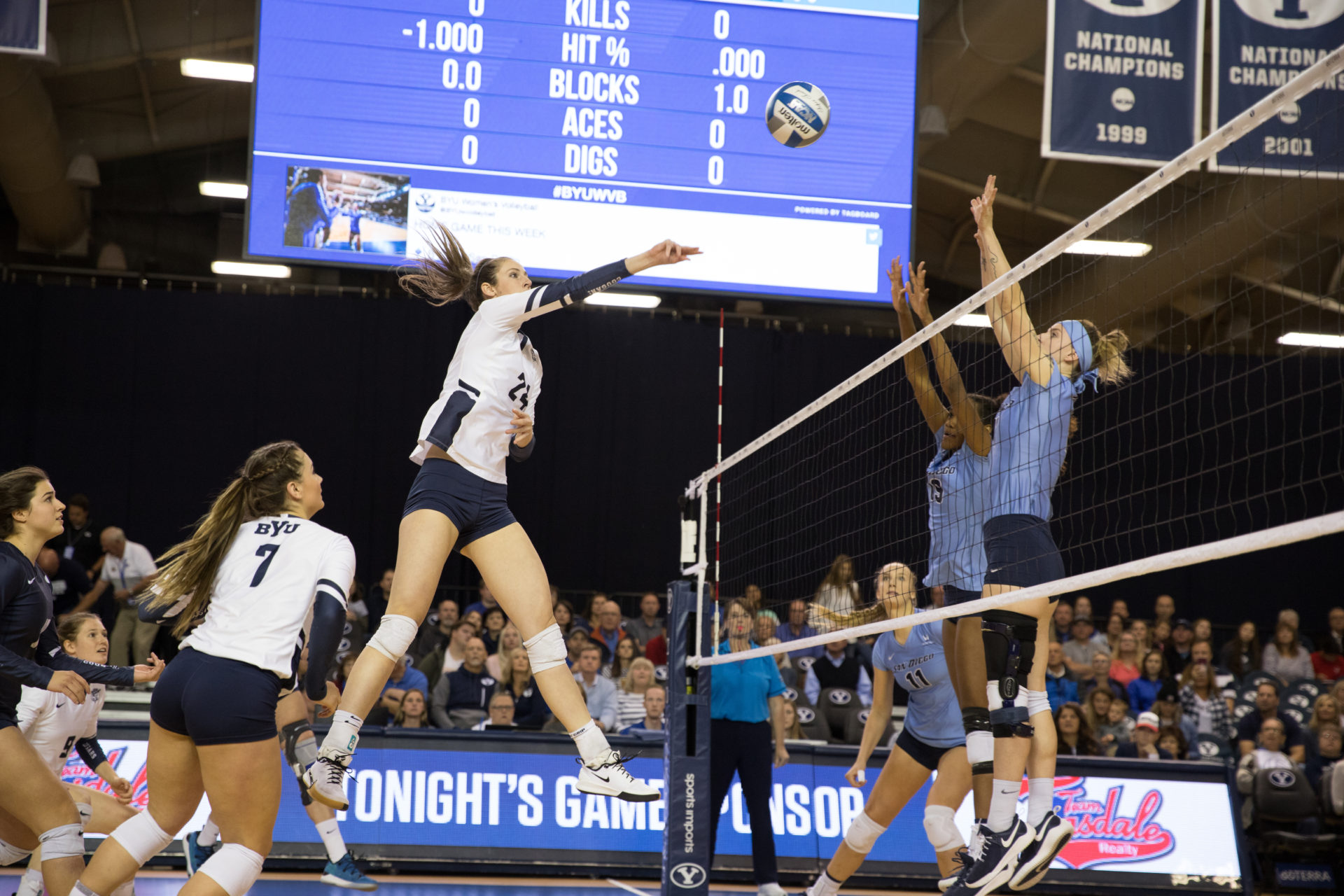 No 9 Byu Womens Volleyball Falls To San Diego The Daily Universe