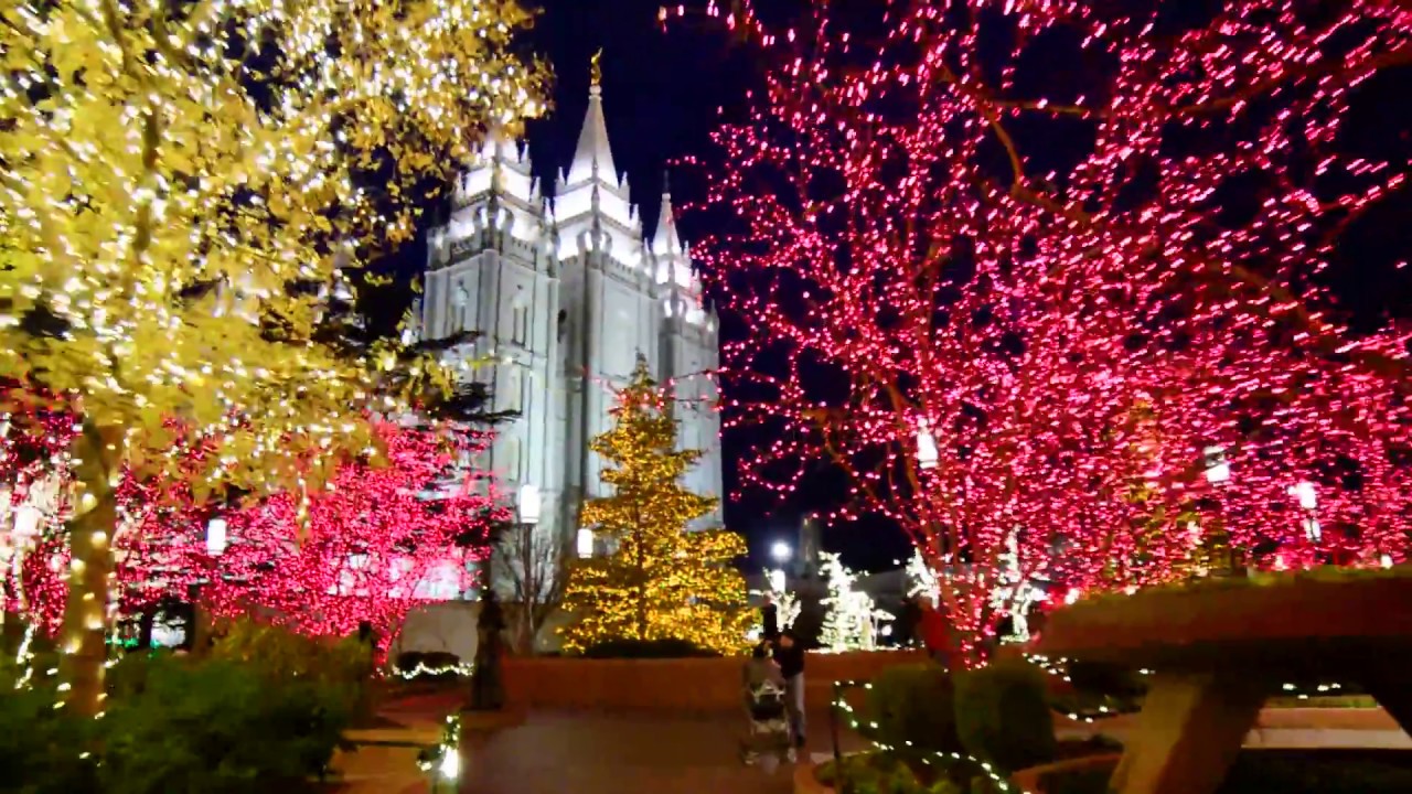 The Temple Square Christmas Lights are On The Daily Universe