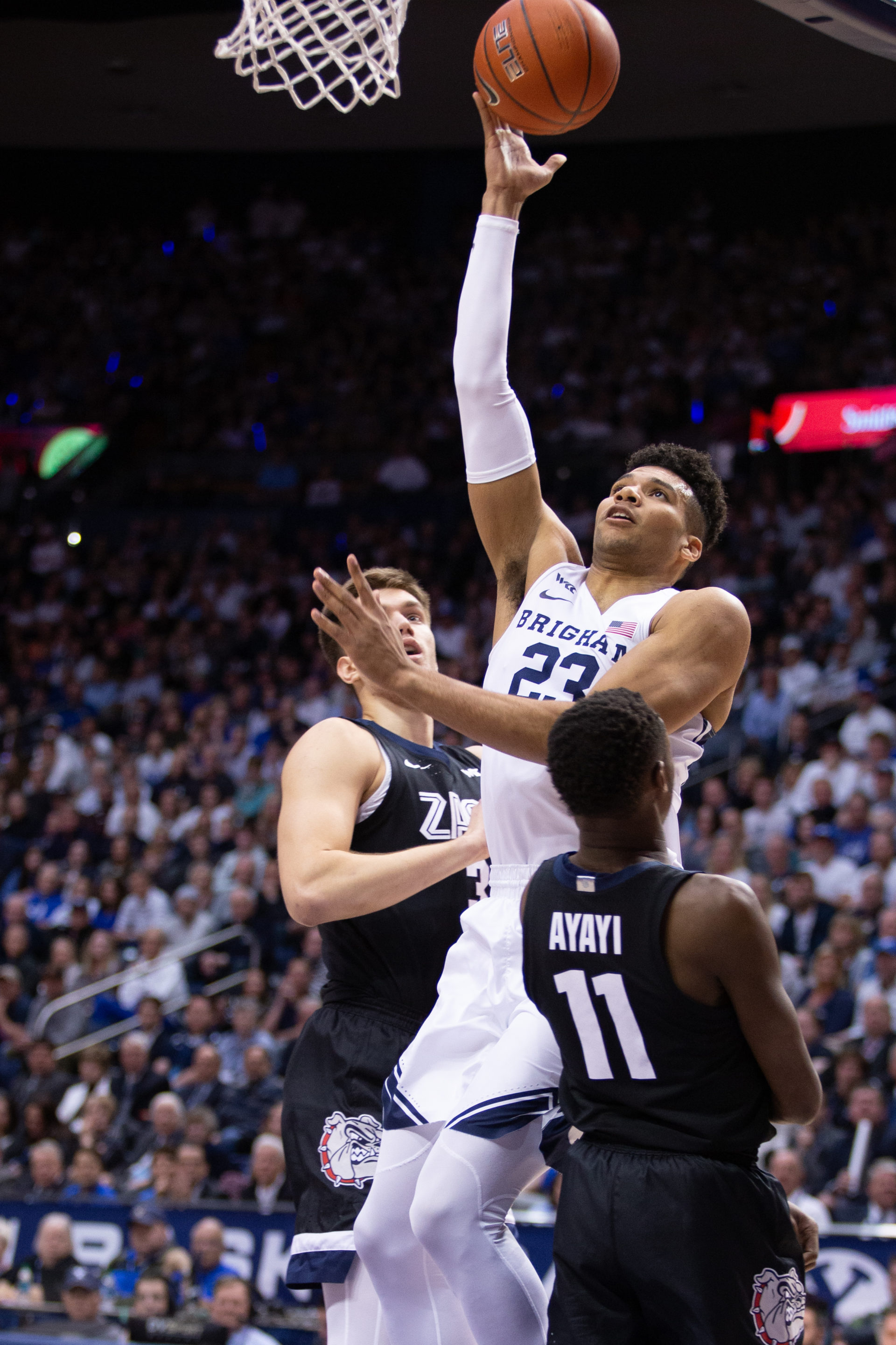Photo Story No. 23 BYU takes down No. 2 Gonzaga in historic event that
