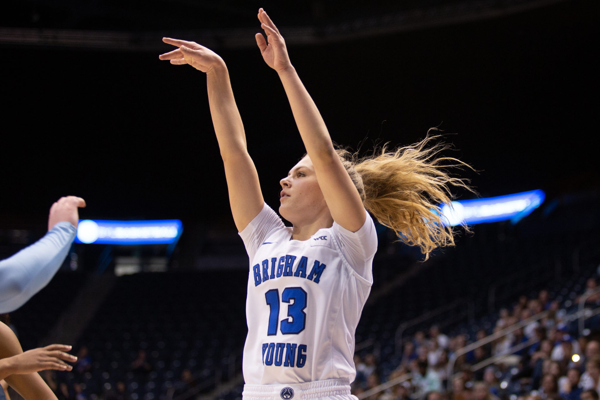 BYU women's basketball celebrates senior day with victory over LMU