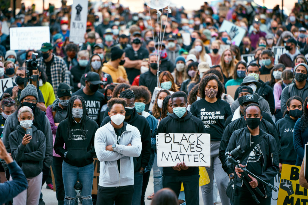 Photo Story Over 1,000 people rally for Black Lives Matter protest in