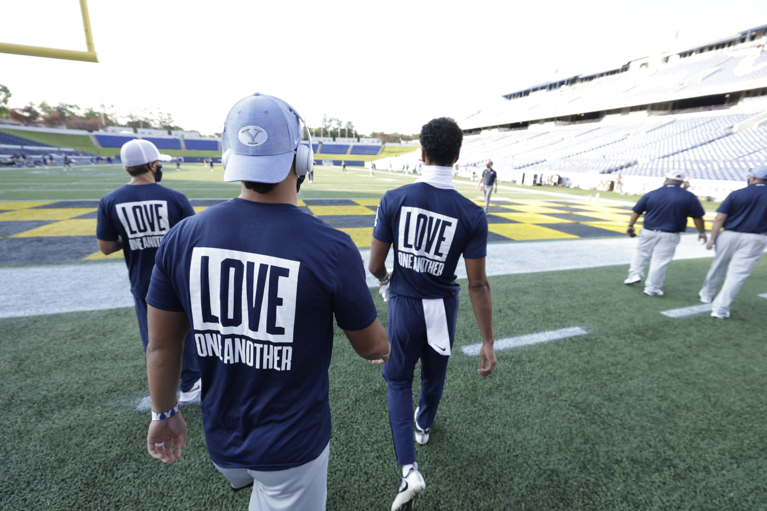 Byu Football Chooses Love One Another As Game Day Shirt Slogan The