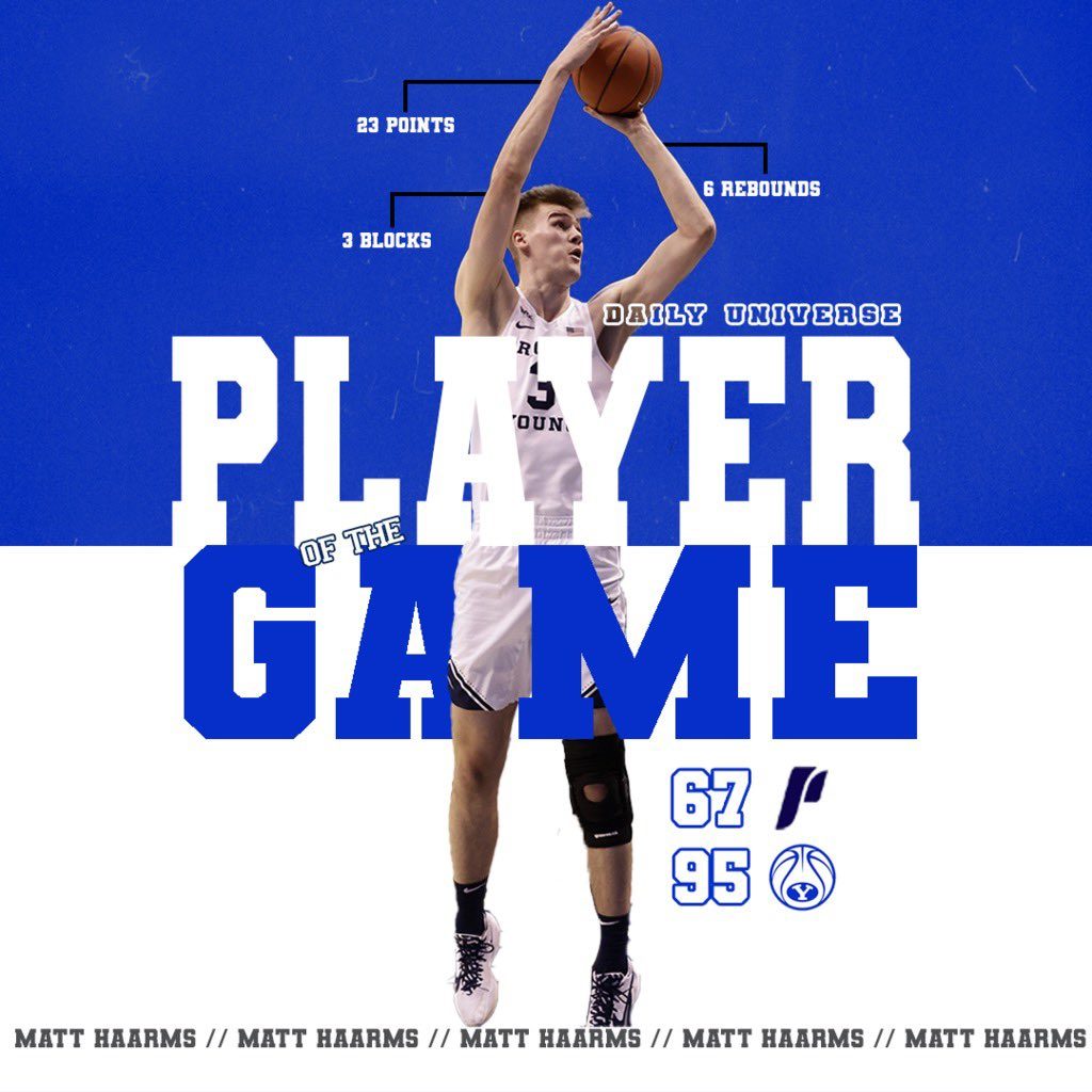 BYU Men's Basketball defeats Portland in 9567 rout at home