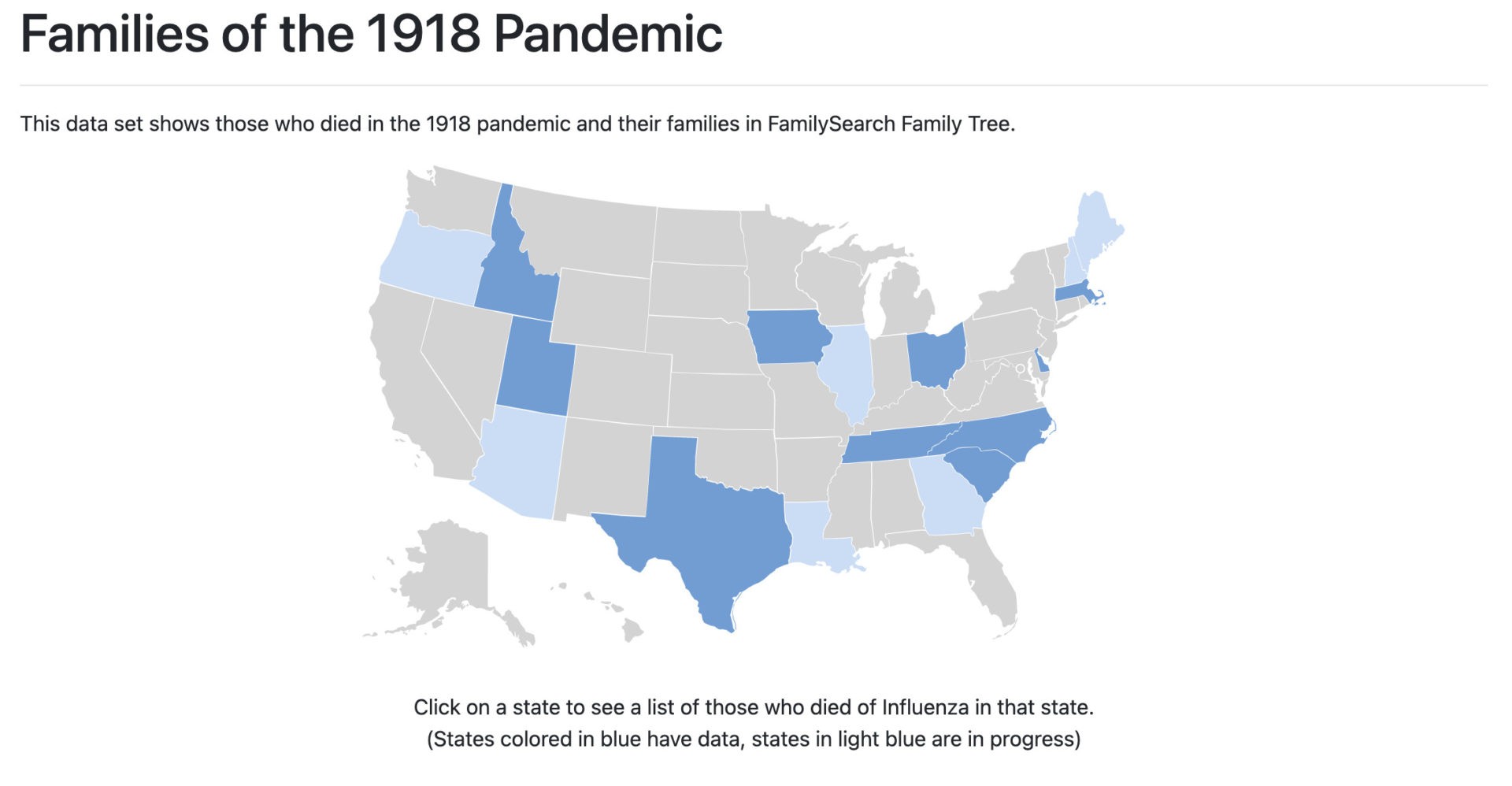 Database of 1918 pandemic deaths inspires answers for the future The