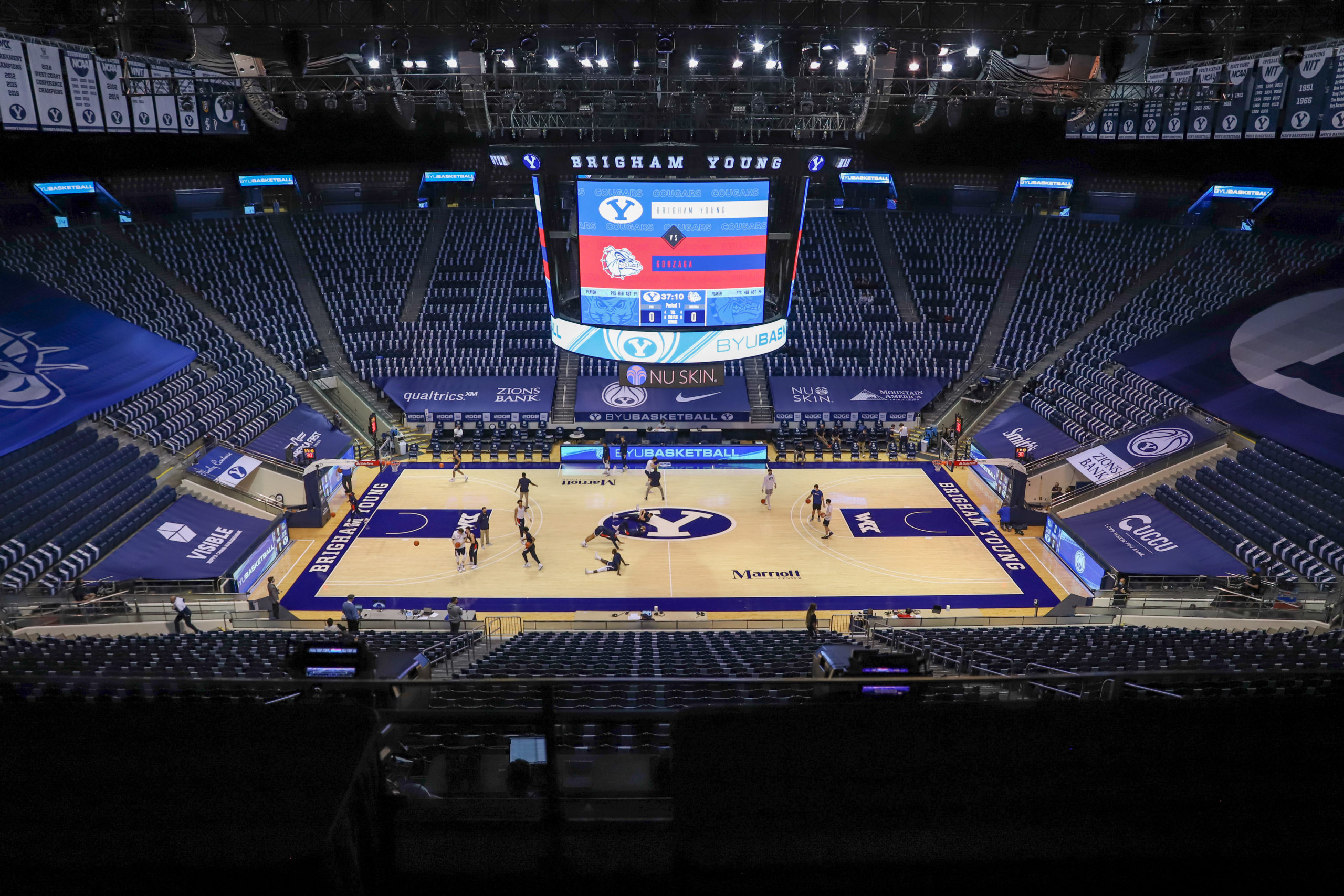 BYU men's basketball allowing fans at Marriott Center for first time