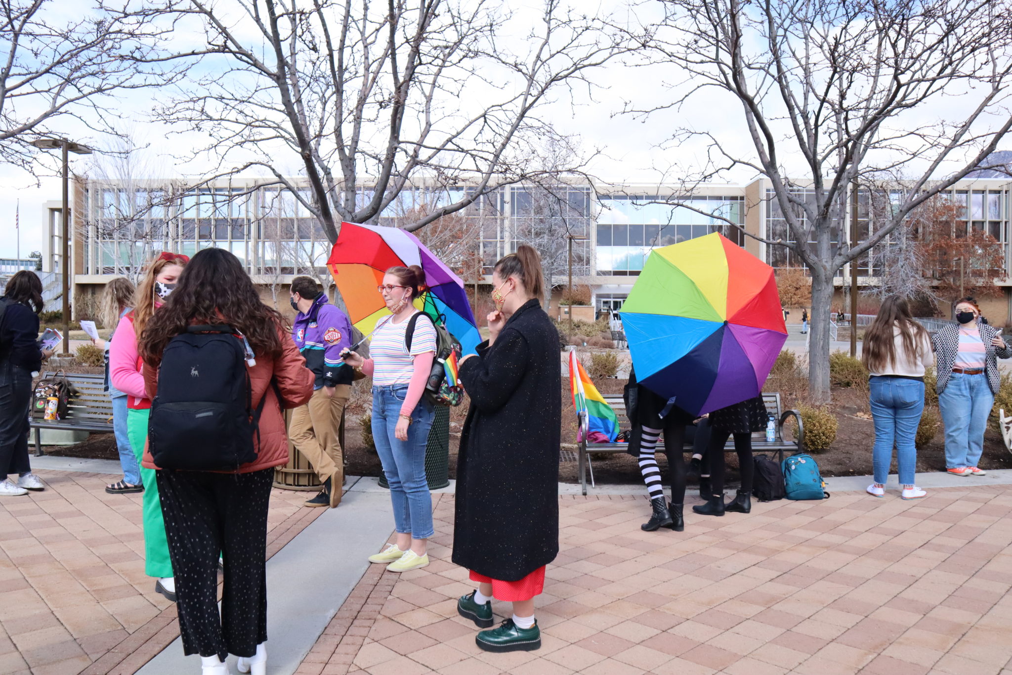 BYU 'Rainbow Day' participants show support for LGBT community while