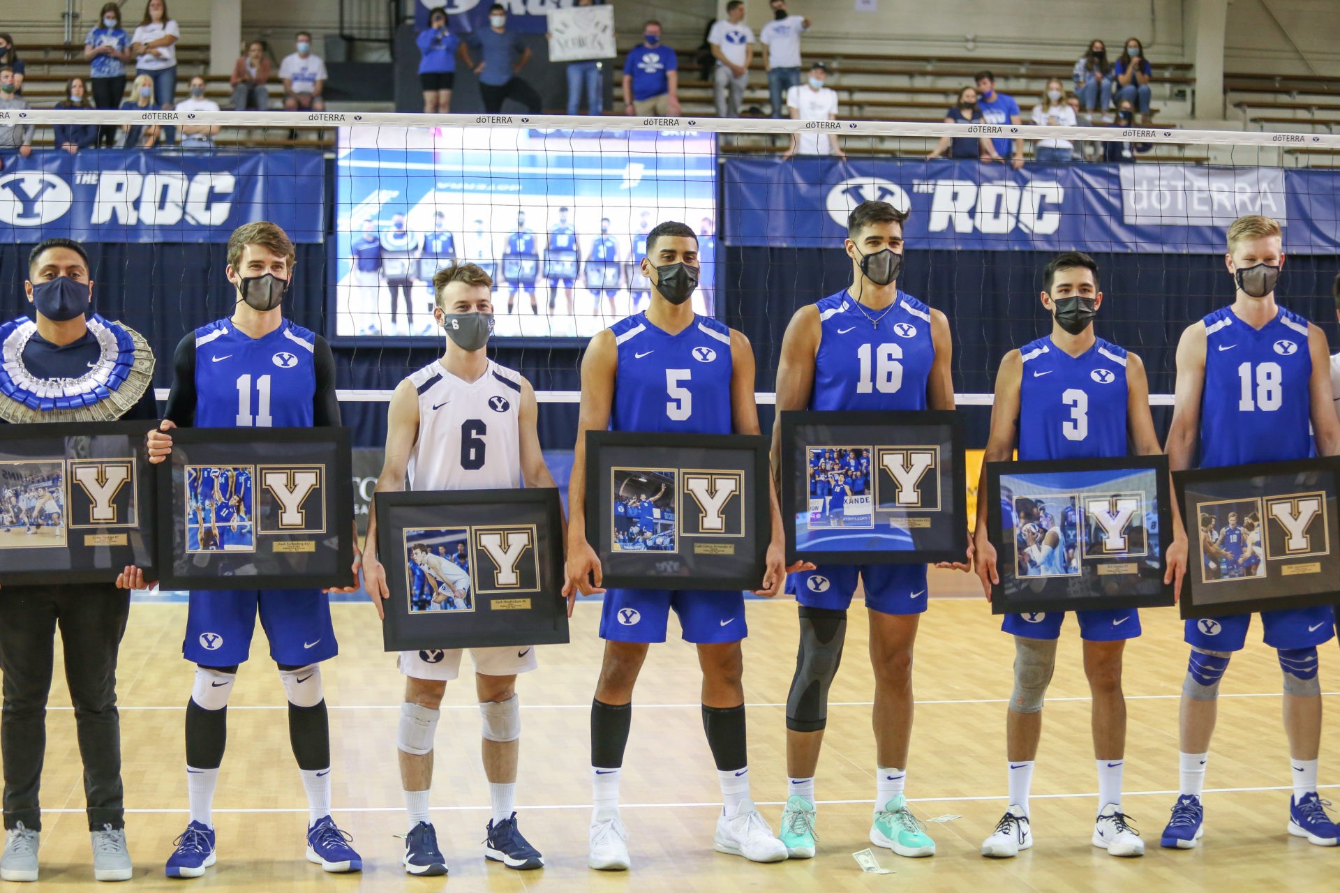 No. 2 BYU men's volleyball shows out in Senior Night win over USC