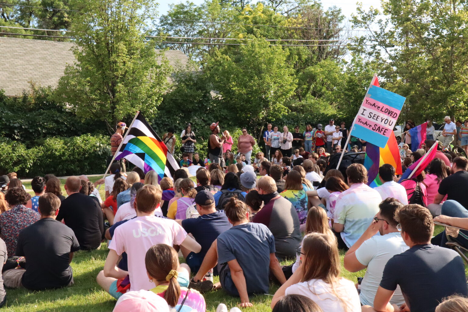 Lgbtq Community Allies Host First Byu Pride March The Daily Universe