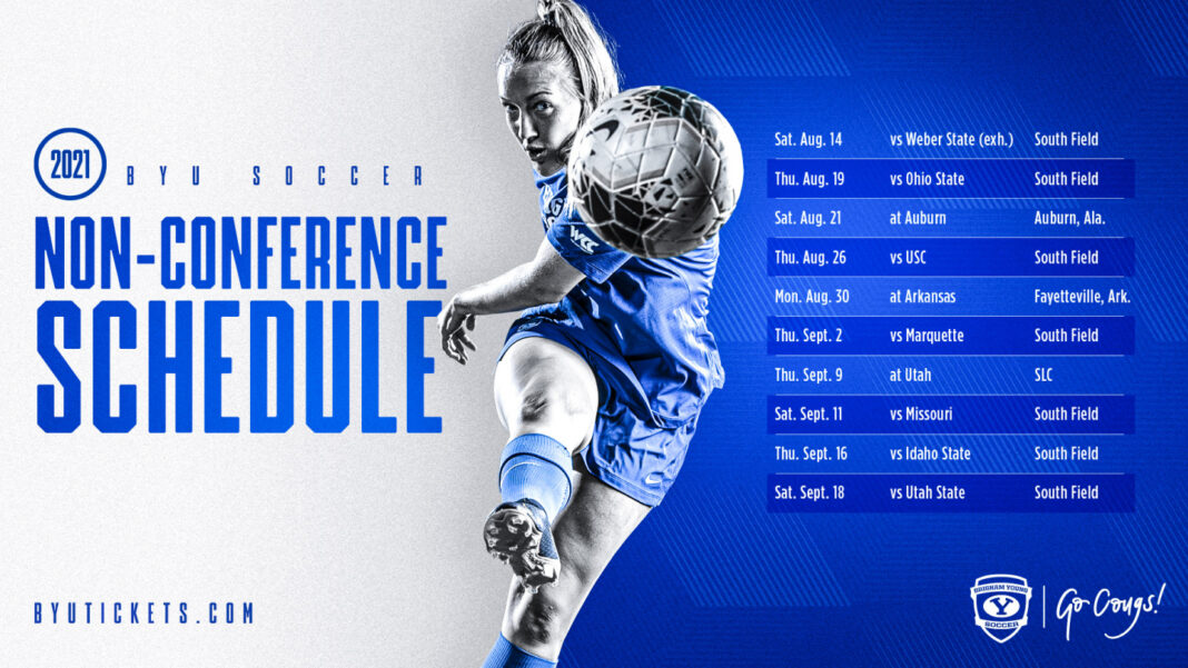 BYU women's soccer sets schedule for fall season