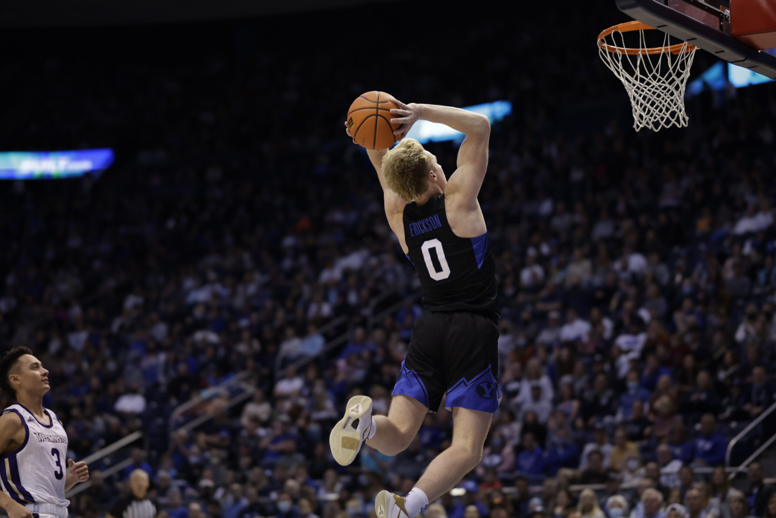 BYU men’s hoops pulls away late for 65-53 win over Westminster