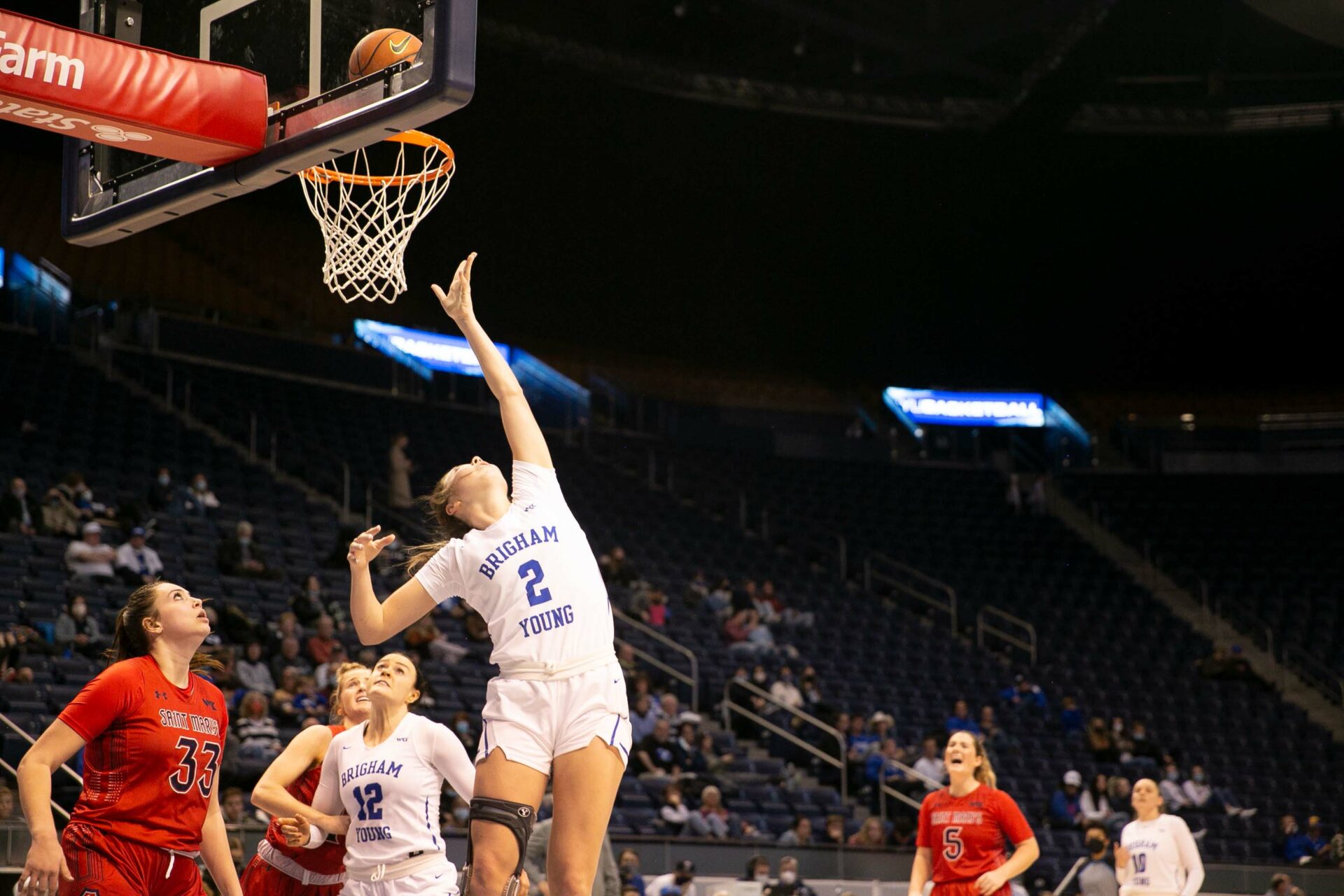 Defense shines in 7836 BYU women's basketball win over Saint Mary's