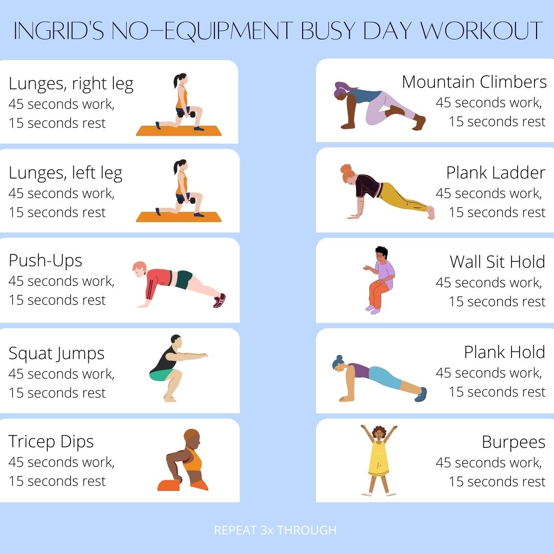 Fitness experts share how to build a workout routine as a busy