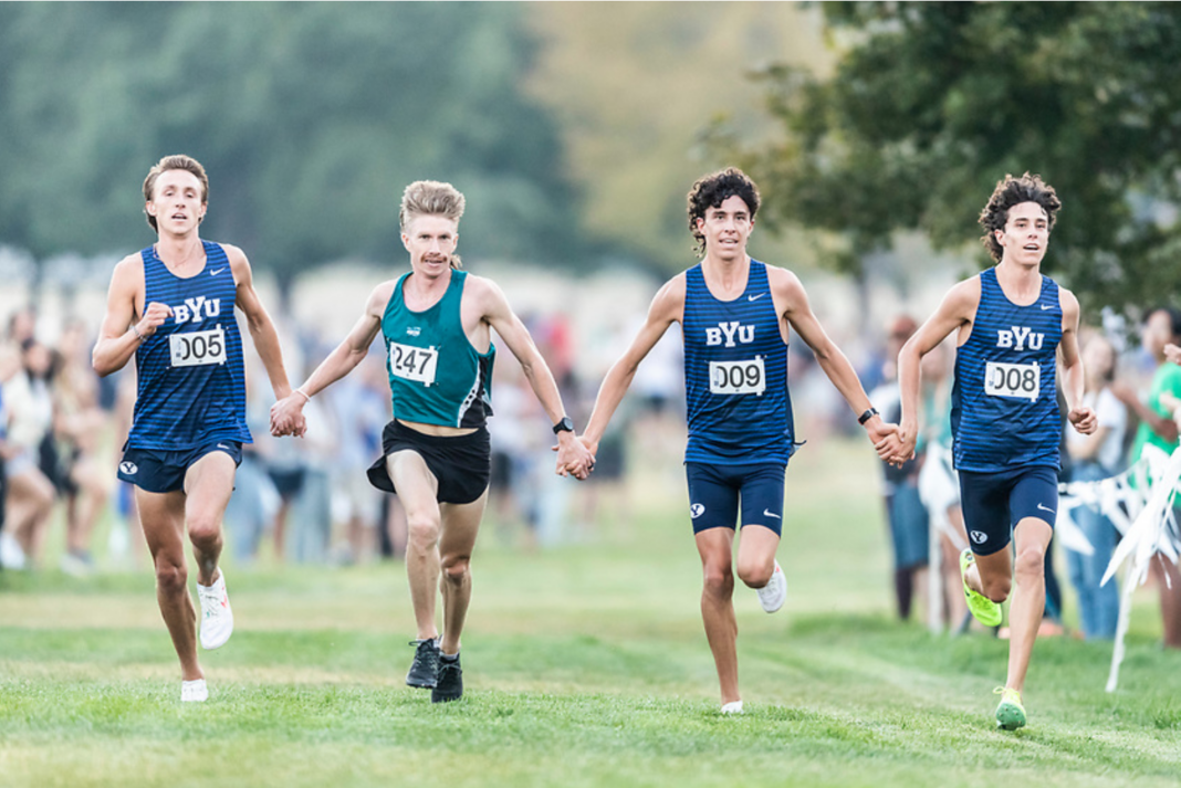 Thompson twins on the trail to the top for BYU men's cross country