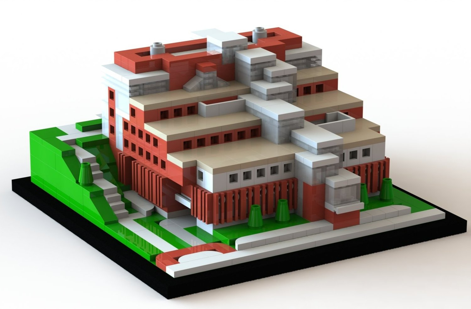 BYU mechanical engineering students create Lego campus building renderings  - The Daily Universe