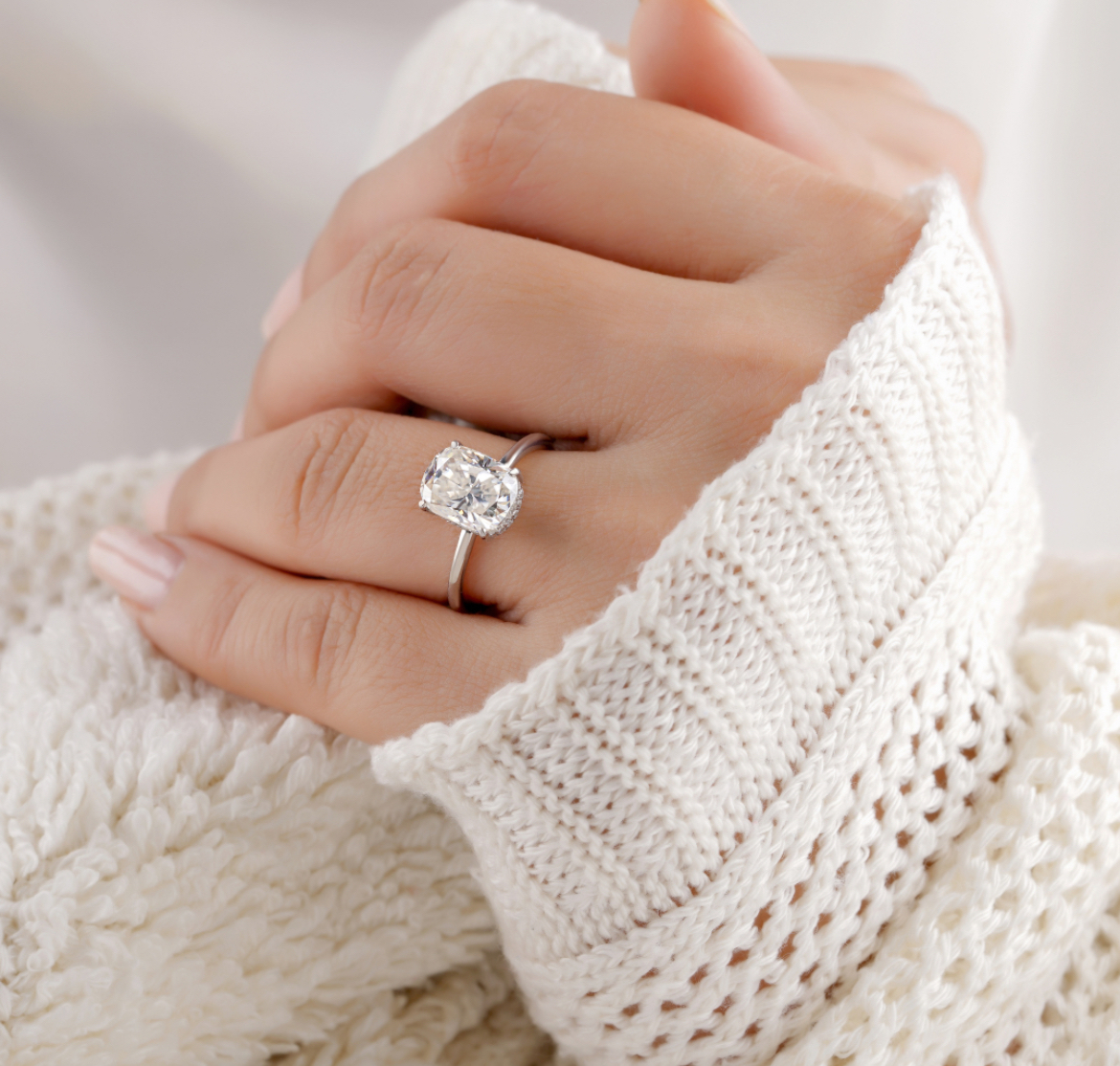 The Most Budget-Friendly Engagement Ring Style Is Simple And Timeless